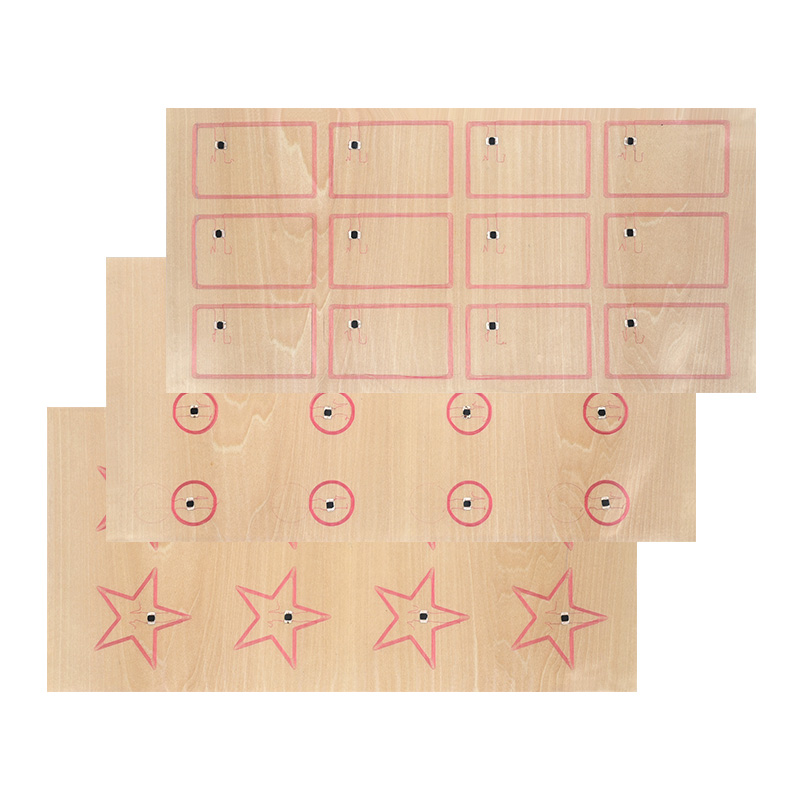 RFID Wood Inlay Sheet For Smart Card