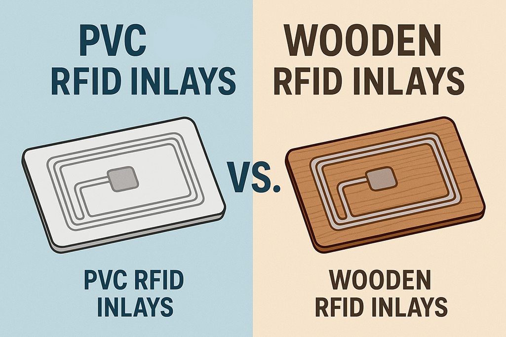 RFID Inlay Materials Explained: PVC vs. Wooden RFID Inlays for Smart Applications