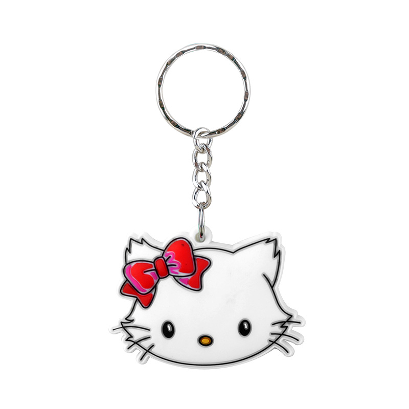 125kHz Tk4100 RFID PVC keyfob