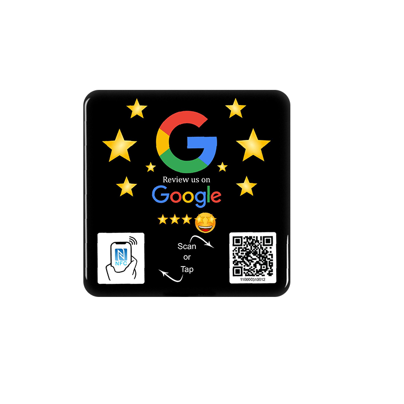 Custom NFC Google Review Table Stickers | Bulk & Wholesale