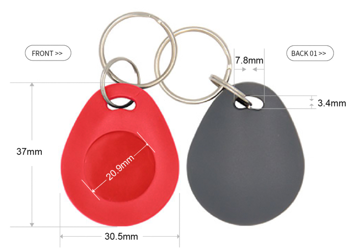 Keychain card, keychain IC card, keychain id card introduction and technical information