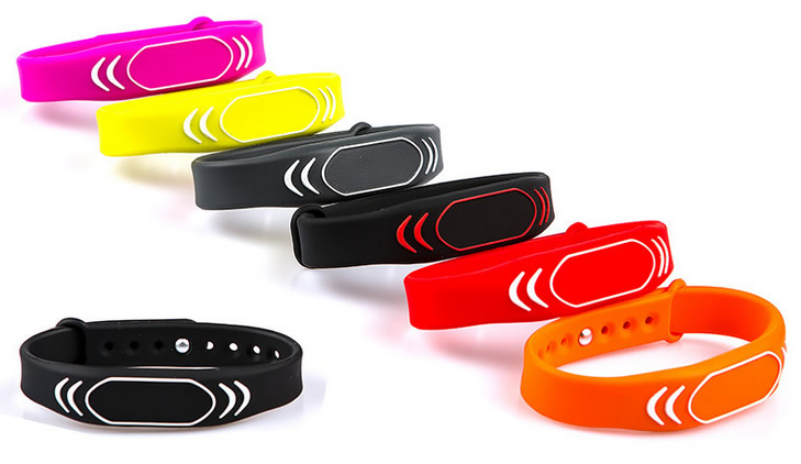 GD06 - RFID Colorful Silicone Wristbands